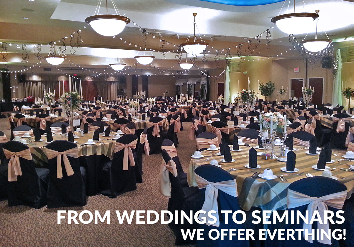 From Weddings To Seminars We Offer Everything